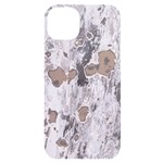 Cracked Marble Symphony Pattern Design iPhone 14 Plus Black UV Print Case