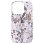 Cracked Marble Symphony Pattern Design iPhone 14 Pro Black UV Print Case