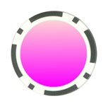 Gradient Pink - Pastel Yellow Pink Rosa Poker Chip Card Guard