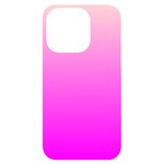 Gradient Pink - Pastel Yellow Pink Rosa iPhone 14 Pro Black UV Print Case