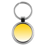 Gradient  green, yellow Key Chain (Round)