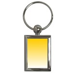 Gradient  green, yellow Key Chain (Rectangle)