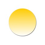 Gradient  green, yellow Magnet 3  (Round)