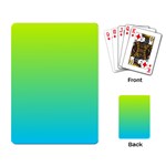 Gradient  green, yellow Playing Cards Single Design (Rectangle)