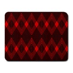 muster rot schwarz Small Mousepad