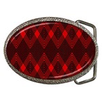 muster rot schwarz Belt Buckles