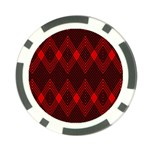 muster rot schwarz Poker Chip Card Guard