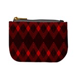 muster rot schwarz Mini Coin Purse