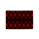 muster rot schwarz Cosmetic Bag (Medium)