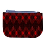 muster rot schwarz Large Coin Purse