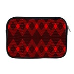 muster rot schwarz Apple MacBook Pro 17  Zipper Case