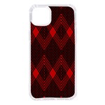 muster rot schwarz iPhone 14 Plus TPU UV Print Case