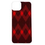 muster rot schwarz iPhone 15 TPU UV Print Case