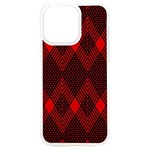 muster rot schwarz iPhone 15 Plus TPU UV Print Case