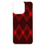 muster rot schwarz iPhone 15 Pro Max TPU UV Print Case