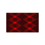 pattern black red Sticker Rectangular (10 pack)