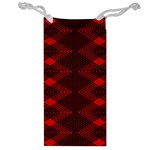 pattern black red Jewelry Bag