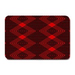 pattern black red Plate Mats