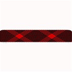 pattern black red Small Bar Mat