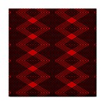 pattern black red Face Towel