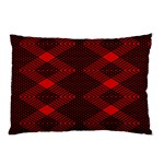 pattern black red Pillow Case