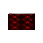 pattern black red Cosmetic Bag (Small)