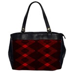 pattern black red Oversize Office Handbag