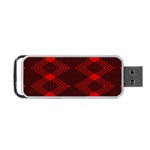 pattern black red Portable USB Flash (One Side)