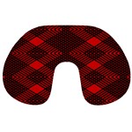 pattern black red Travel Neck Pillow