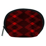 pattern black red Accessory Pouch (Medium)