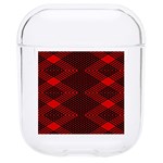 pattern black red Hard PC AirPods 1/2 Case