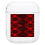 pattern black red Soft TPU AirPods 1/2 Case