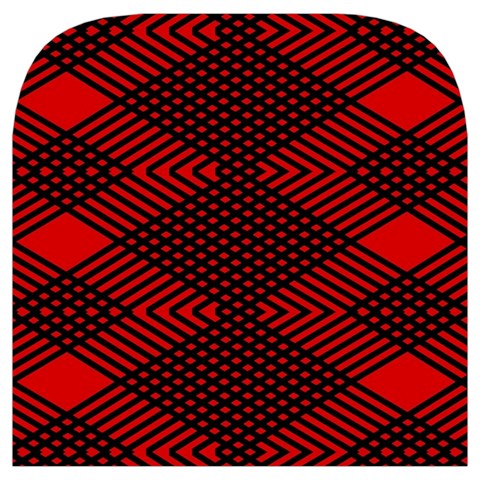 pattern black red Toiletries Pouch from ArtsNow.com Cover