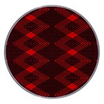 pattern black red Wireless Fast Charger(White)