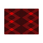 pattern black red Premium Plush Fleece Blanket (Mini)