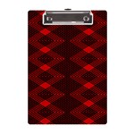 pattern black red A5 Acrylic Clipboard