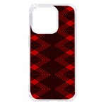 pattern black red iPhone 14 Pro TPU UV Print Case