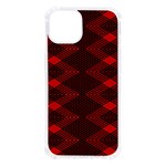 pattern black red iPhone 13 TPU UV Print Case