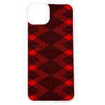 pattern black red iPhone 15 TPU UV Print Case