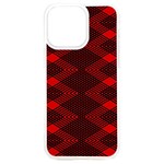 pattern black red iPhone 15 Plus TPU UV Print Case