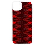 pattern black red iPhone 15 Pro TPU UV Print Case