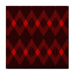 pattern red black, Tile Coaster