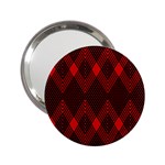 pattern red black, 2.25  Handbag Mirrors