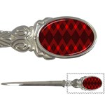 pattern red black, Letter Opener