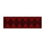 pattern red black, Sticker (Bumper)