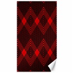 pattern red black, Canvas 40  x 72 