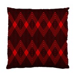 pattern red black, Standard Cushion Case (One Side)