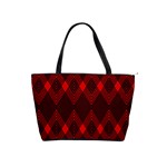 pattern red black, Classic Shoulder Handbag