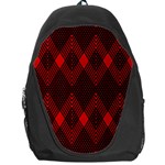 pattern red black, Backpack Bag