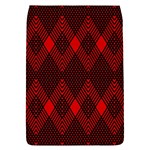 pattern red black, Removable Flap Cover (L)